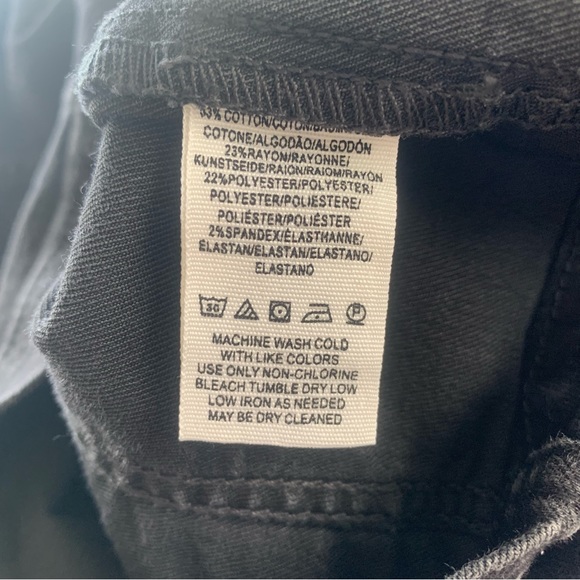 Free People Little Daisies Black Button-Front Mini Skirt - Picture 9 of 11